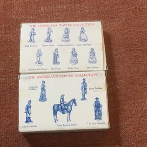 The Americana Pewter Collection Figurines